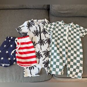 Baby boy swim bundle. Size 12M and 18M